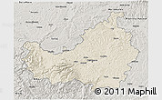 Shaded Relief 3D Map of Cluj, semi-desaturated