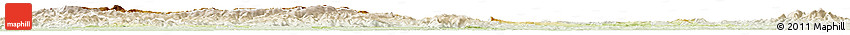 Physical Horizon Map of Cluj, lighten