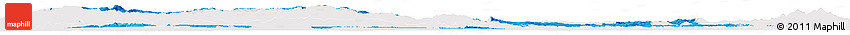 Political Horizon Map of Cluj, cropped outside