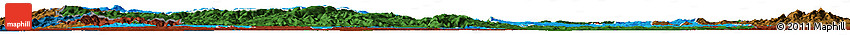 Political Horizon Map of Cluj, darken