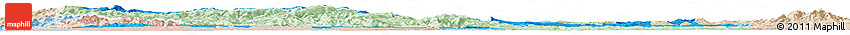 Political Horizon Map of Cluj, lighten