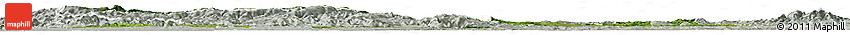 Satellite Horizon Map of Cluj, lighten, semi-desaturated