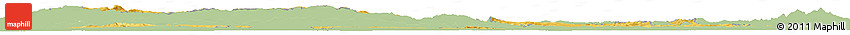 Savanna Style Horizon Map of Cluj, single color outside