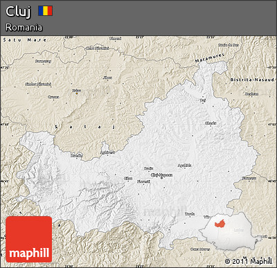 Classic Style Map of Cluj