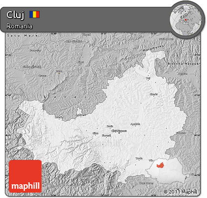 Gray Map of Cluj