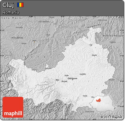 Gray Map of Cluj