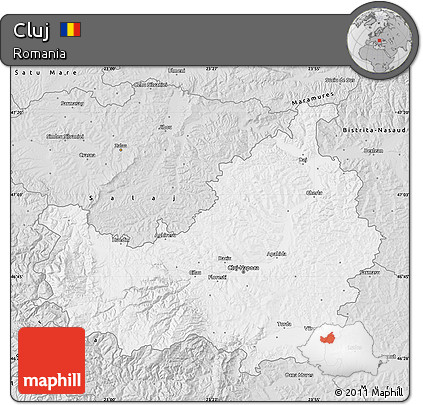 Silver Style Map of Cluj