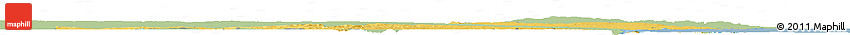 Savanna Style Horizon Map of Constanta, single color outside