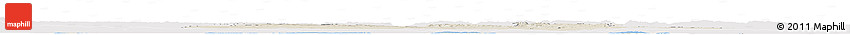 Shaded Relief Horizon Map of Dolj, single color outside