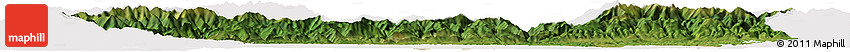 Satellite Horizon Map of Gorj, cropped outside