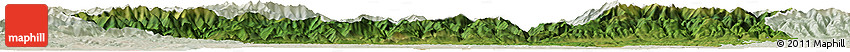 Satellite Horizon Map of Gorj, lighten