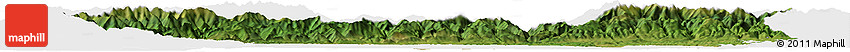 Satellite Horizon Map of Gorj, single color outside
