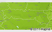 Physical Map of Ialomita