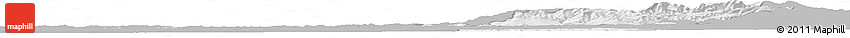 Gray Horizon Map of Mures, single color outside