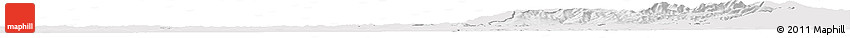 Silver Style Horizon Map of Mures, single color outside