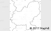 Blank Simple Map of Mures, no labels
