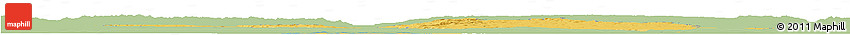 Savanna Style Horizon Map of Olt, single color outside