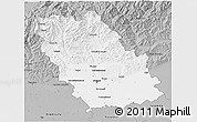 Gray 3D Map of Prahova