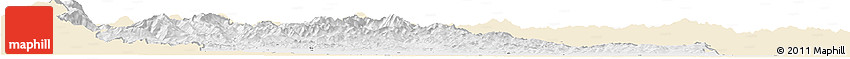 Classic Style Horizon Map of Prahova, single color outside