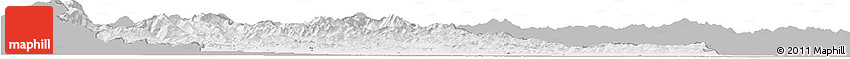 Gray Horizon Map of Prahova, single color outside