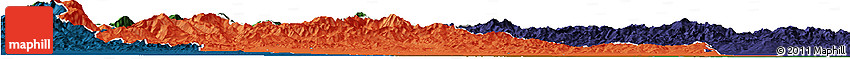 Political Horizon Map of Prahova, darken