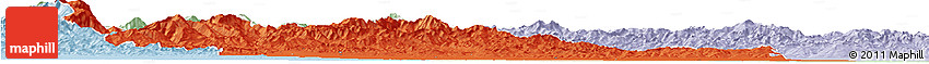 Political Horizon Map of Prahova, lighten