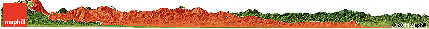 Political Horizon Map of Prahova, satellite outside