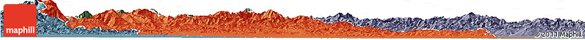 Political Horizon Map of Prahova, semi-desaturated