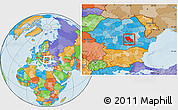 Political Location Map of Prahova