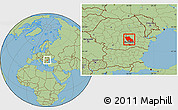 Savanna Style Location Map of Prahova