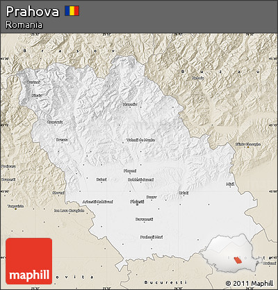 Classic Style Map of Prahova