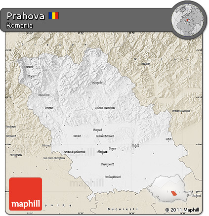 Classic Style Map of Prahova