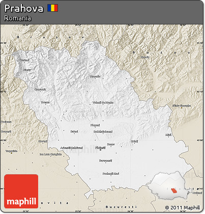Classic Style Map of Prahova