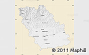 Classic Style Map of Prahova, single color outside