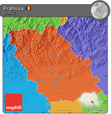 Political Map of Prahova