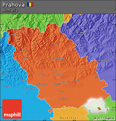 Political Map of Prahova
