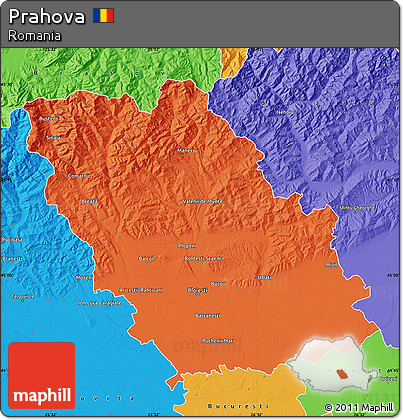 Political Map of Prahova