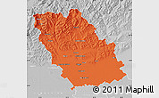 Political Map of Prahova, lighten, desaturated