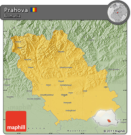 Savanna Style Map of Prahova