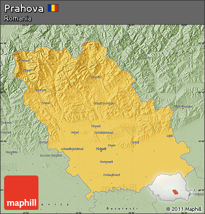 Savanna Style Map of Prahova