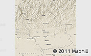 Shaded Relief Map of Prahova