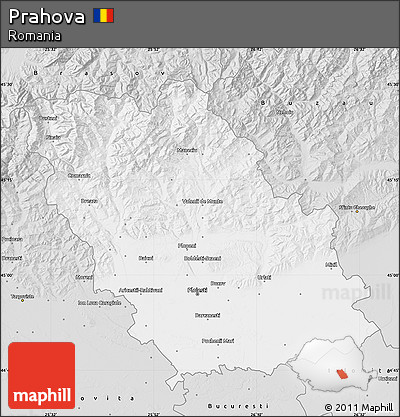 Silver Style Map of Prahova