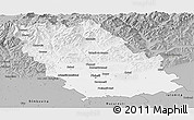 Gray Panoramic Map of Prahova