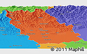 Political Panoramic Map of Prahova