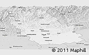 Silver Style Panoramic Map of Prahova