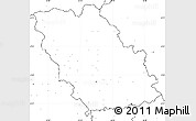 Blank Simple Map of Prahova, no labels