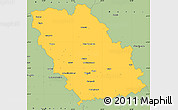 Savanna Style Simple Map of Prahova