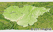 Physical 3D Map of Salaj, satellite outside