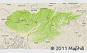 Physical 3D Map of Salaj, shaded relief outside