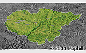 Satellite 3D Map of Salaj, desaturated